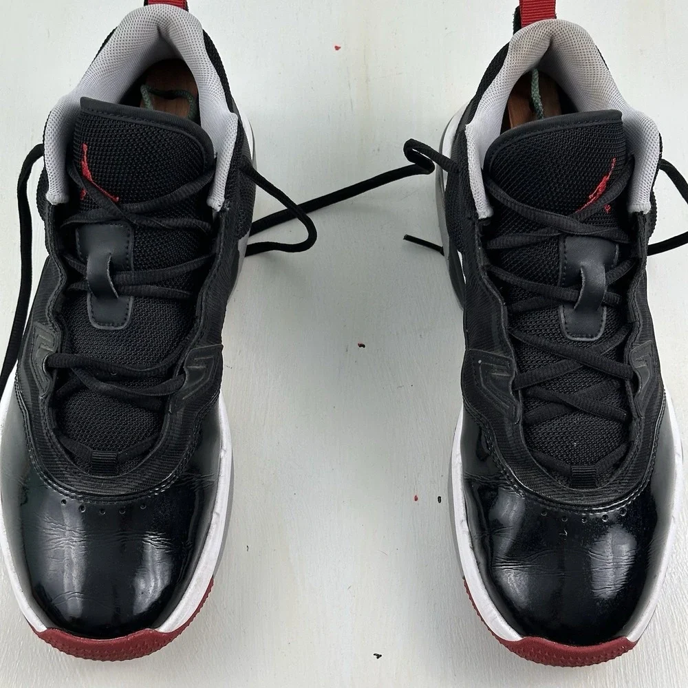 Nike Jordan‎ Stay Loyal 3 Basketball Shoes Men 8.5 Black Patent Leather Sneakers